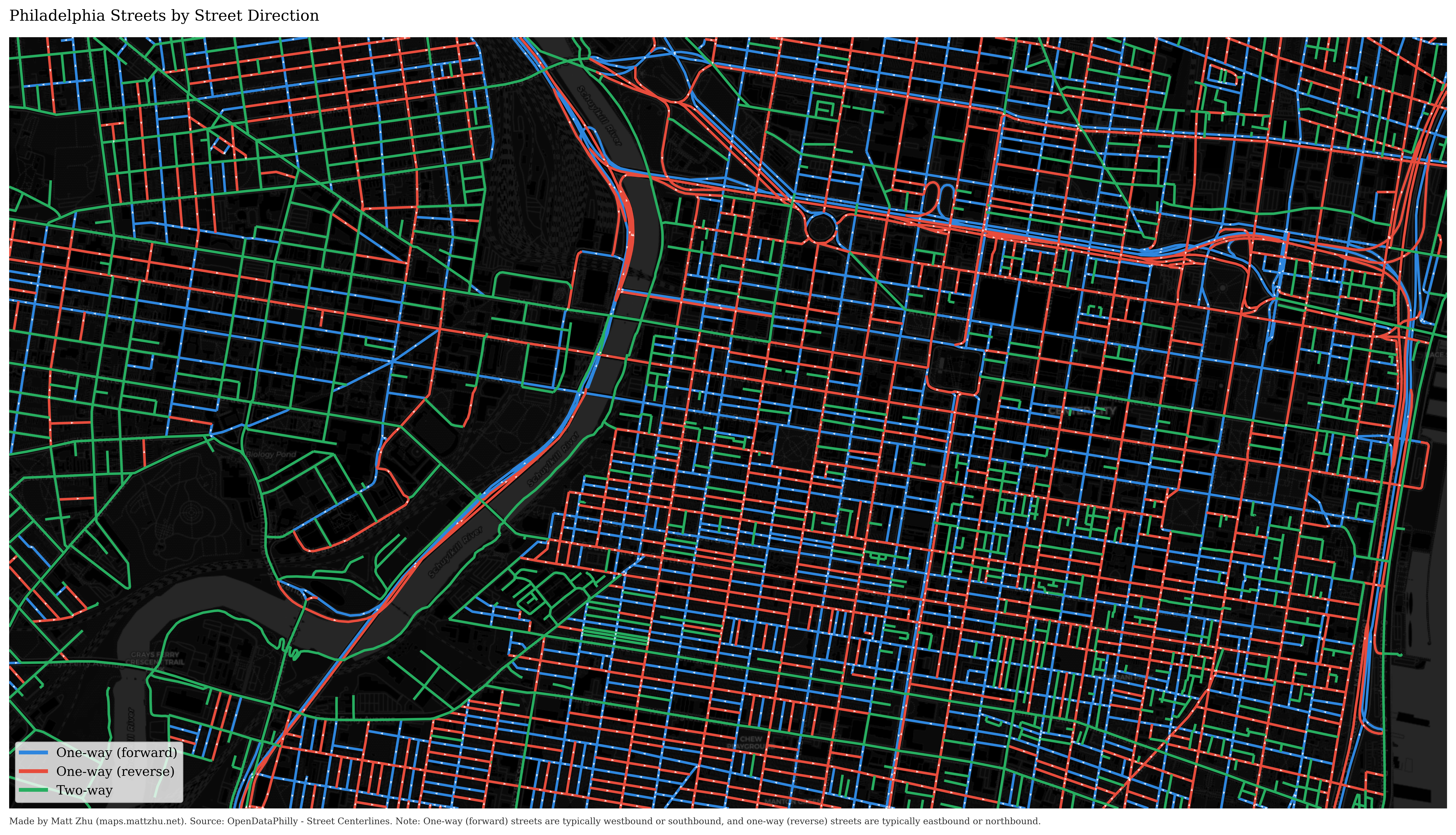 Philly Street Direction Dark
